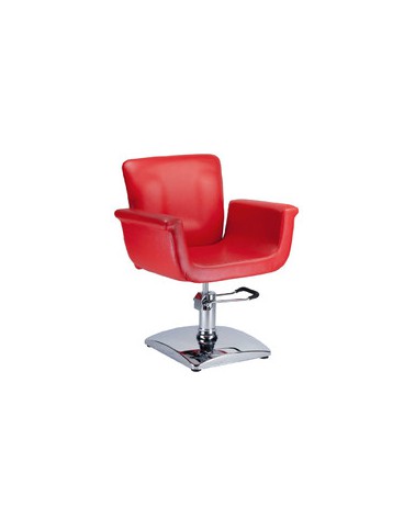 Fotel fryzjerski ELIO czerwony BD-1038