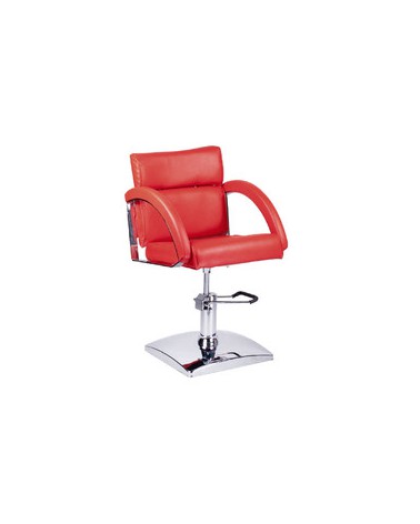 Fotel fryzjerski DINO czerwony BR-3920