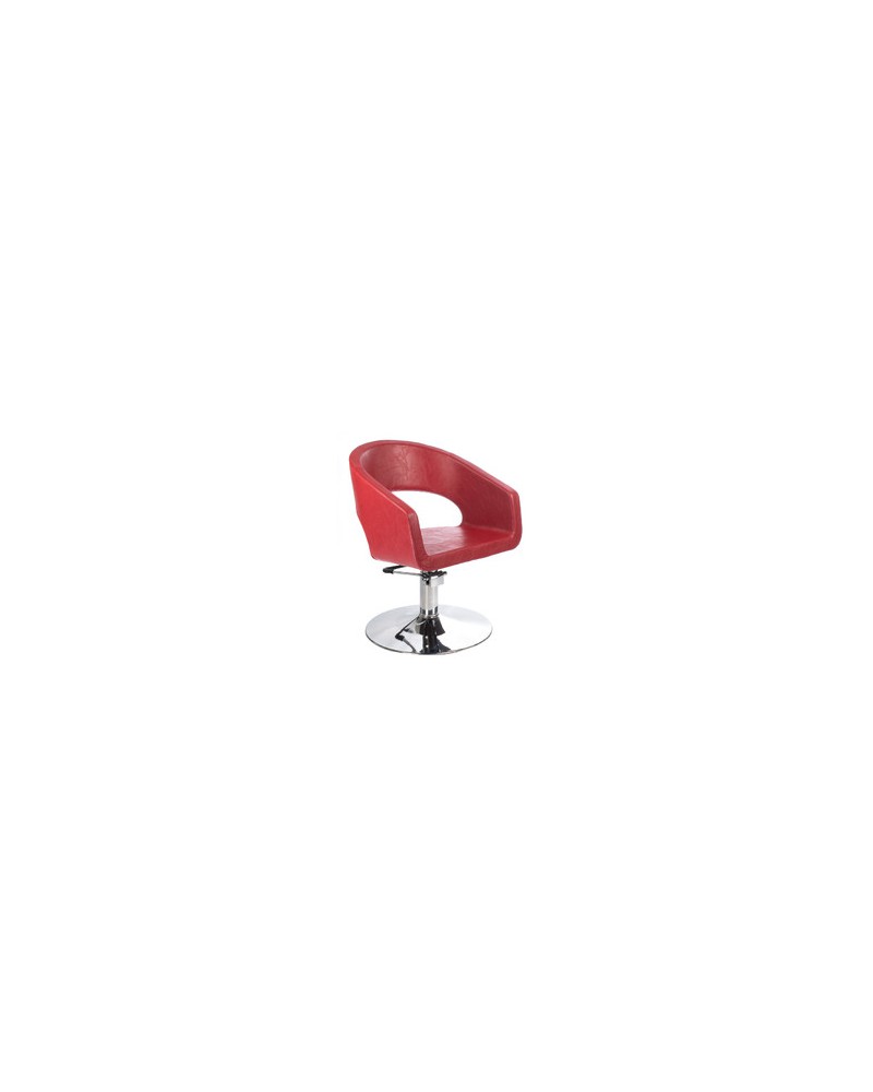Fotel fryzjerski Paolo BH-8821 czerwony