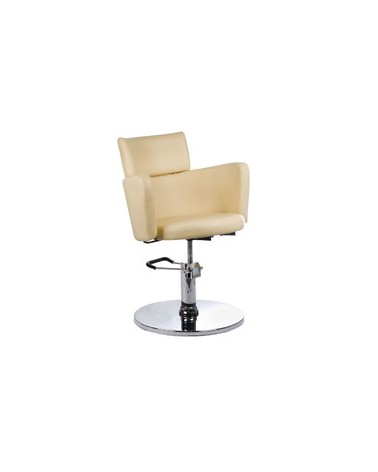 Fotel fryzjerski LUIGI BR-3927 kremowy