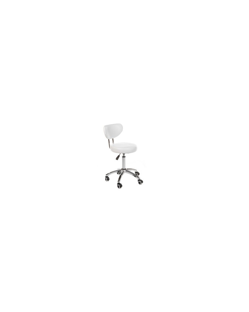Taboret kosmetyczny BT-229 biały Taboret kosmetyczny BT-229 biały
