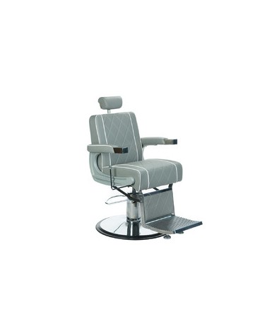 Fotel barberski ODYS BH-31825M Jasny Szary