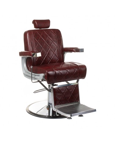 Fotel barberski ODYS BH-31825M Jasny Szary