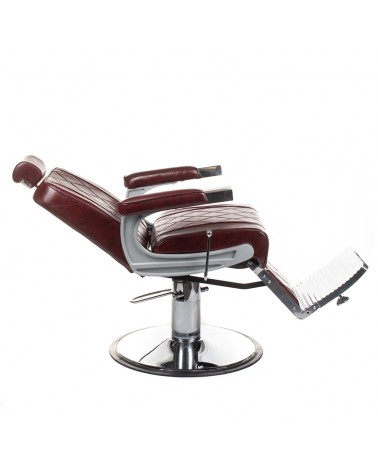 Fotel barberski ODYS BH-31825M Jasny Szary