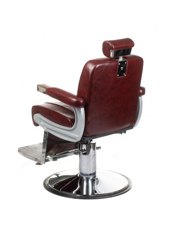 Fotel barberski ODYS BH-31825M Jasny Szary