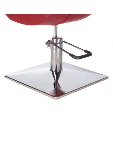 Fotel fryzjerski Nino BH-8805 czerwony