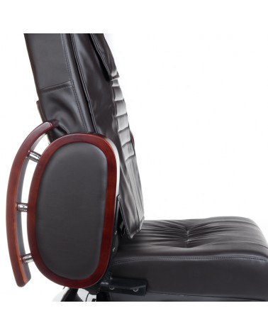 Fotel do pedicure z masażem BR-2307 Brązowy