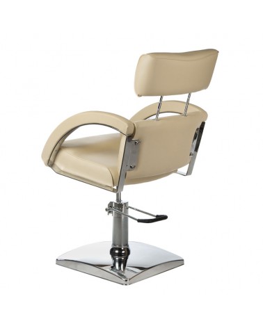 Fotel fryzjerski DINO kremowy BR-3920