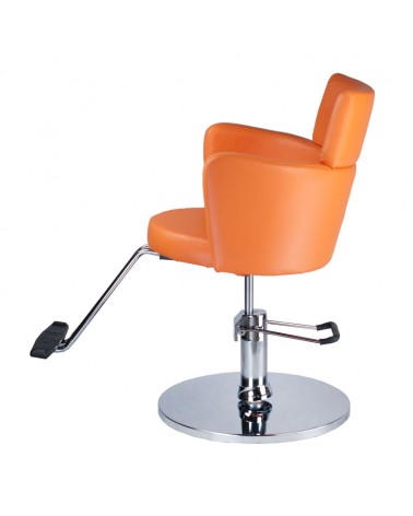 Fotel fryzjerski LUIGI BR-3927 pomarańczowy