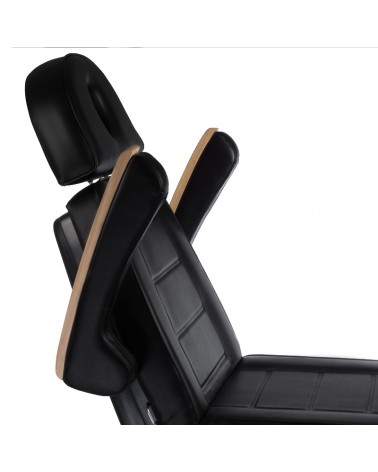 Fotel kosmetyczny elektryczny LUX BW-273B Czarny