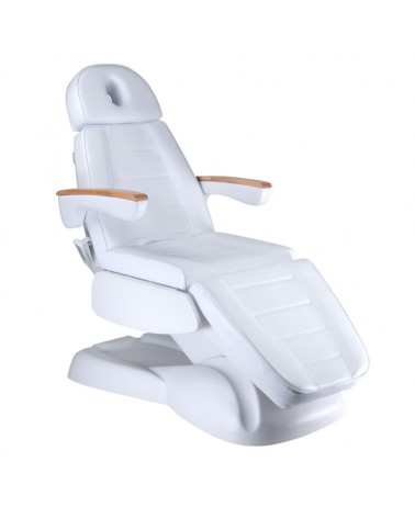 Fotel kosmetyczny elektryczny LUX BW-273B Biały