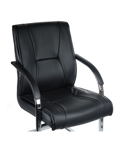 Fotel konferencyjny CorpoComfort BX-3345 Czarny