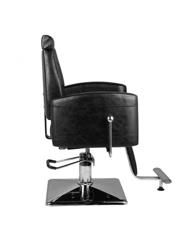 HAIR SYSTEM FOTEL BARBERSKI SM184 CZARNY 