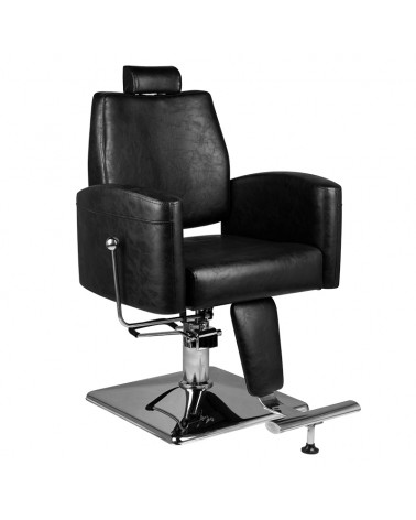 HAIR SYSTEM FOTEL BARBERSKI SM184 CZARNY 