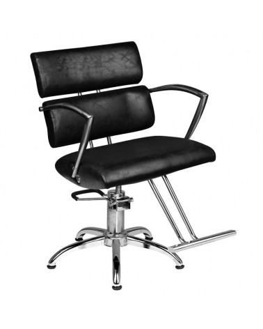 HAIR SYSTEM FOTEL FRYZJERSKI SM362-1 CZARNY 