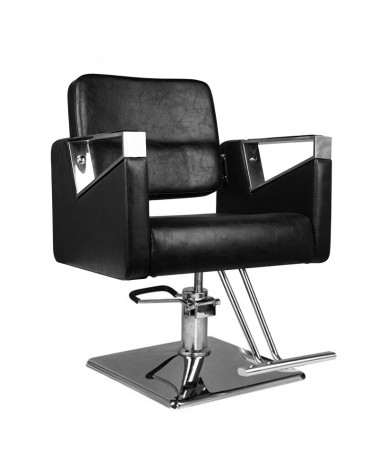 HAIR SYSTEM FOTEL FRYZJERSKI SM343 CZARNY 