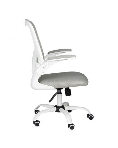 FOTEL BIUROWY COMFORT 73 BIAŁO - SZARY