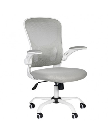FOTEL BIUROWY COMFORT 73 BIAŁO - SZARY