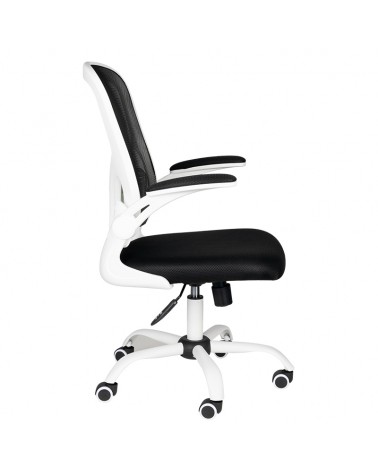 FOTEL BIUROWY COMFORT 73 BIAŁO - CZARNY