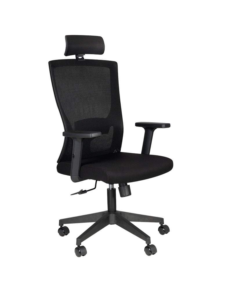 FOTEL BIUROWY COMFORT 32H CZARNY