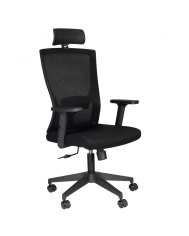 FOTEL BIUROWY COMFORT 32H CZARNY