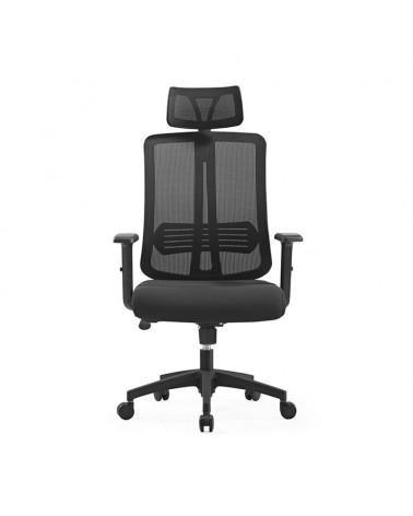 FOTEL BIUROWY MAX COMFORT 5H CZARNY