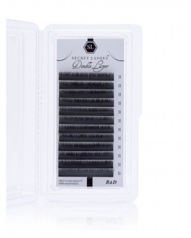 Rzęsy Double Layer 2D-3D-BD-0,10-8