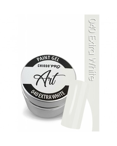 CHIODO PRO Art Paint Gel - 040 Extra White 5ml