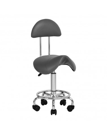 TABORET KOSMETYCZNY 6001 SZARY