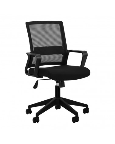FOTEL BIUROWY QS-11 CZARNY