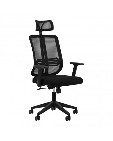 FOTEL BIUROWY QS-16A CZARNY