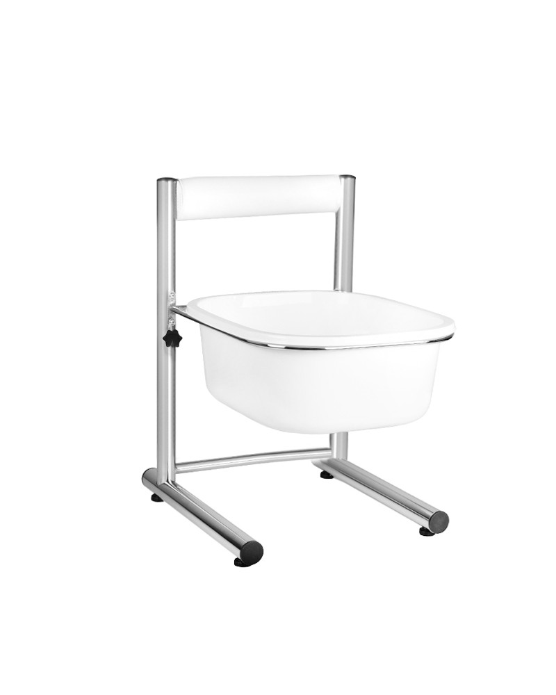 BRODZIK DO PEDICURE Z REGULOWANĄ WYSOKOŚCIĄ CHROM BRODZIK DO PEDICURE Z REGULOWANĄ WYSOKOŚCIĄ CHROM