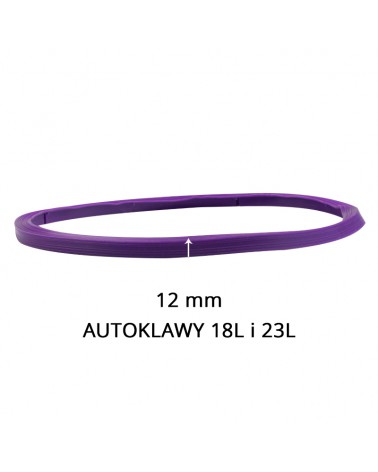 USZCZELKA SILIKONOWA DO AUTOKLAWÓW WOSON 18 L i 23 L FIOLETOWA 12 MM