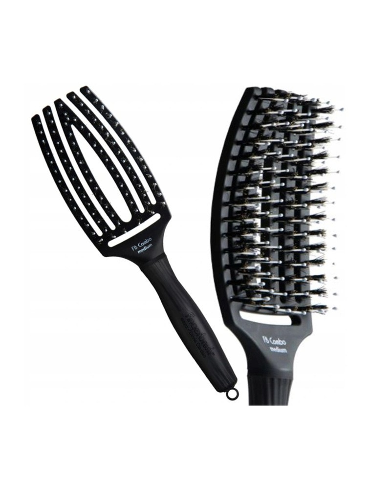 Olivia garden finger brush combo czarna szczotka do włosów opornych medium  - Olivia garden szczotki - Akcesoria fryzjerskie - Fryzjerstwo - Silhouette  DCD