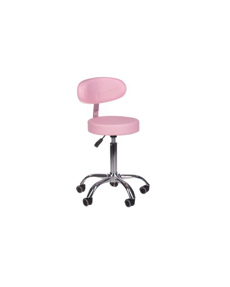 Taboret kosmetyczny z opar. BD-9934 różowy Taboret kosmetyczny z opar. BD-9934 różowy