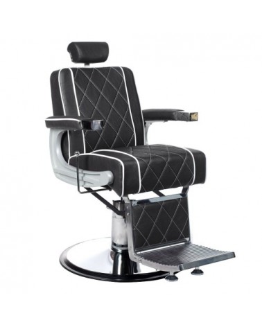 Fotel barberski ODYS BH-31825M Czarny matowy