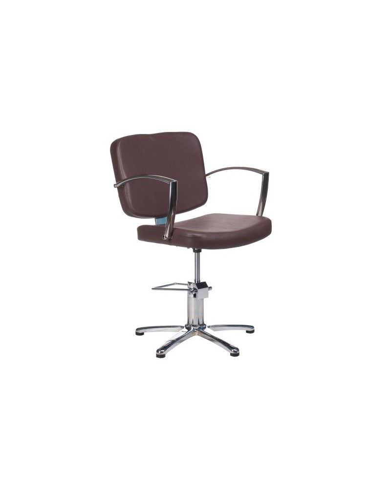 Fotel fryzjerski Dario brązowy BH-8163 Fotel fryzjerski Dario brązowy BH-8163