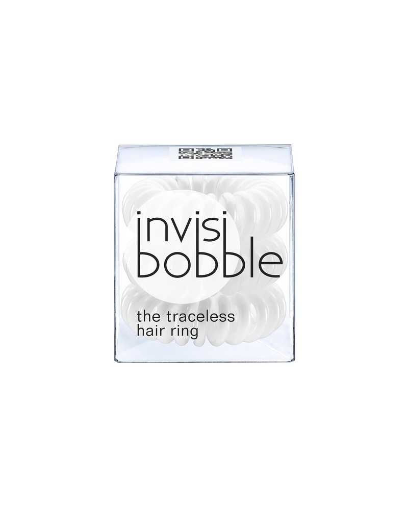 Invisibobble - innowacyjna gumka do włosów: biała  3 szt