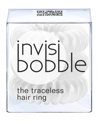 Invisibobble - innowacyjna gumka do włosów: biała  3 szt