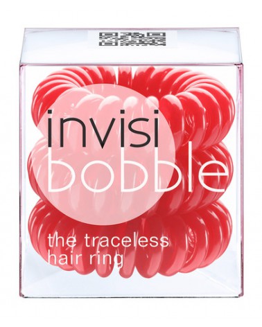 Invisibobble - innowacyjna gumka do włosów: czerwona 3 szt