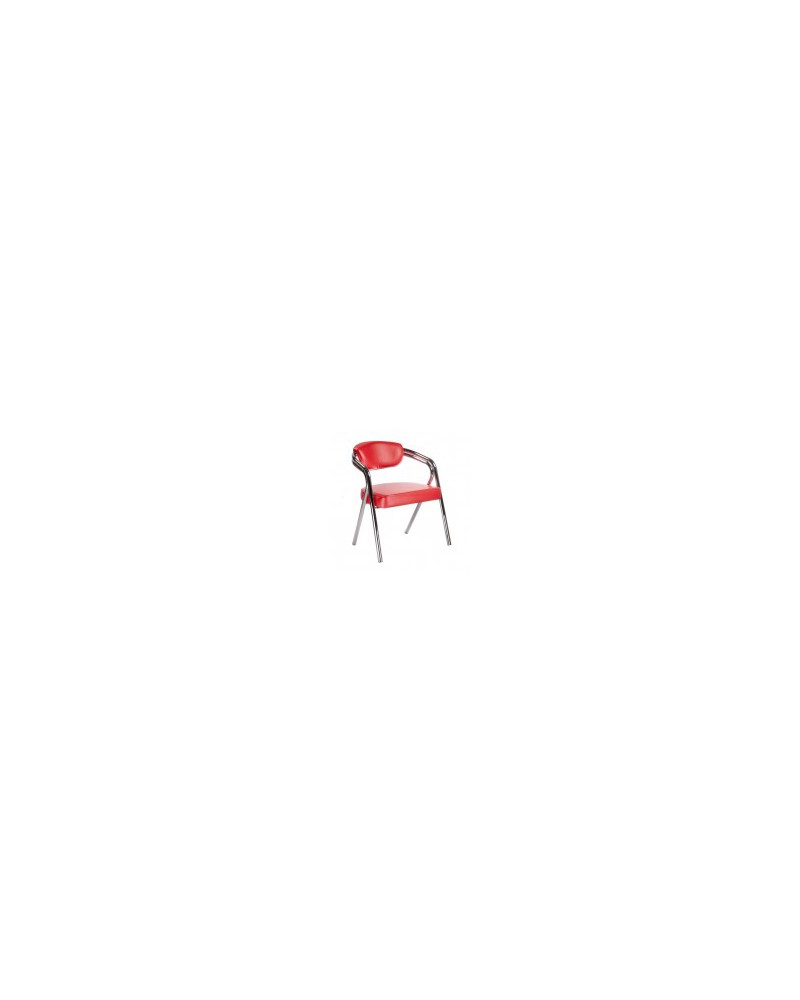 SBS Krzesło do poczekalni BD-4511 czerwone