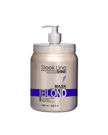 Stapiz Maska do włosów z jedwabiem Sleek Line Blond 1000ml