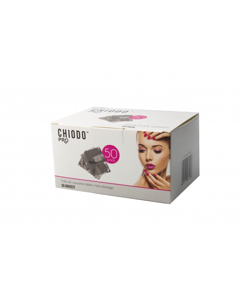 ChiodoPRO Remover wraps - folia do usuwania lakieru 50szt ChiodoPRO Remover wraps - folia do usuwania lakieru 50szt