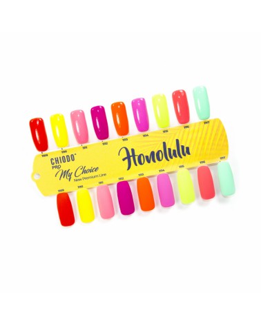 ChiodoPRO Wzornik kolorów kolekcji Honolulu