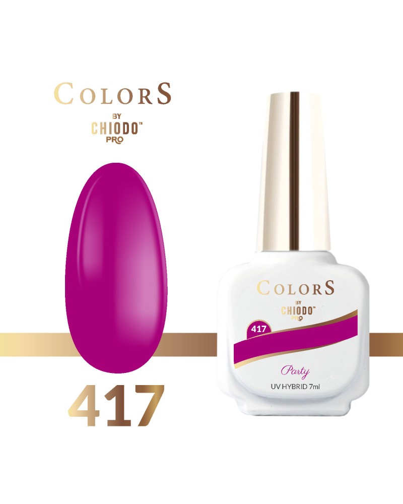 Lakier hybrydowy Colors By ChiodoPRO nr 417 Party 7 ml Lakier hybrydowy Colors By ChiodoPRO nr 417 Party 7 ml