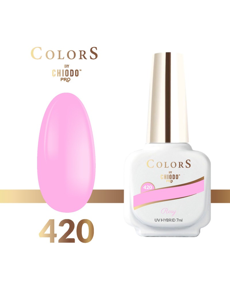 Lakier hybrydowy Colors By ChiodoPRO nr 420 Rosy 7 ml Lakier hybrydowy Colors By ChiodoPRO nr 420 Rosy 7 ml