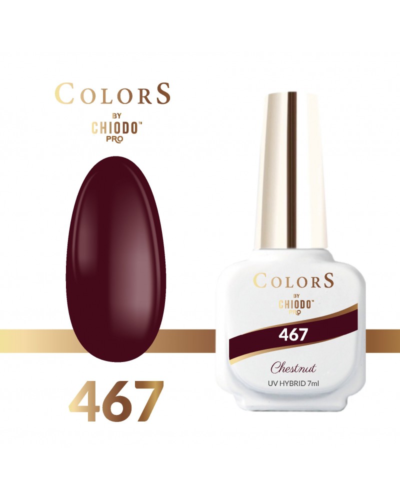 Lakier hybrydowy Colors By ChiodoPRO Chestnut nr 467 7 ml Lakier hybrydowy Colors By ChiodoPRO Chestnut nr 467 7 ml