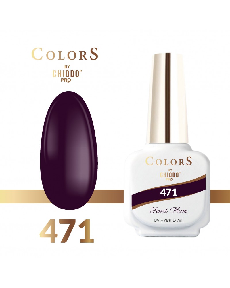 Lakier hybrydowy Colors By ChiodoPRO Sweet Plum nr 471 7 ml Lakier hybrydowy Colors By ChiodoPRO Sweet Plum nr 471 7 ml