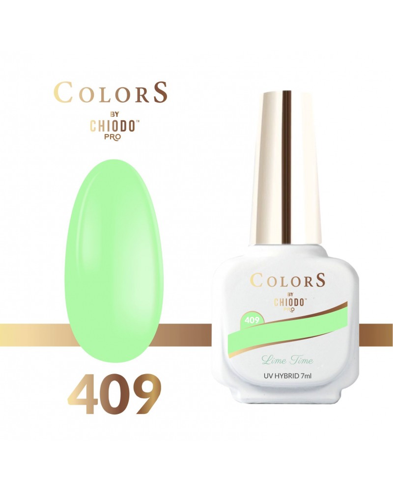 Lakier hybrydowy Colors By ChiodoPRO nr 409 Lime Time 7 ml Lakier hybrydowy Colors By ChiodoPRO nr 409 Lime Time 7 ml