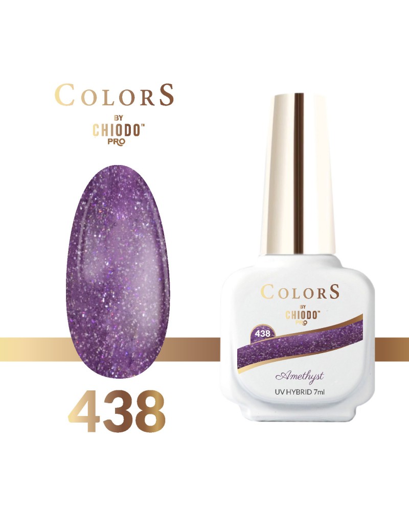 Lakier hybrydowy Colors By ChiodoPRO nr 438 Amethyst 7 ml Lakier hybrydowy Colors By ChiodoPRO nr 438 Amethyst 7 ml